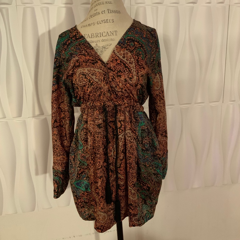 Multicolored Tassel Dress